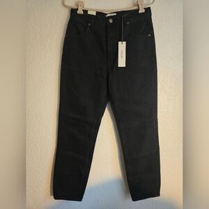 ROLLA'S black high-rise slim dusters NWT, size 29